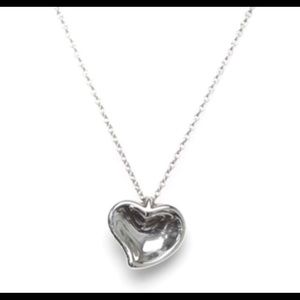 Elsa Peretti 925 Silver Full Heart Pendant